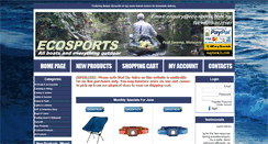 Desktop Screenshot of eco-sports.com.my